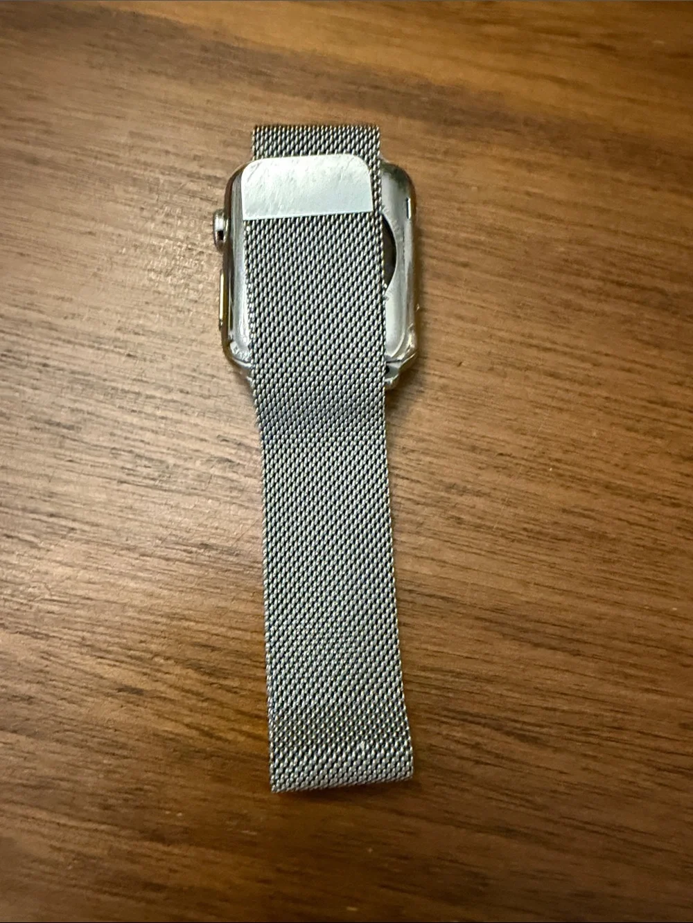 Apple Watch Series 1 Silver Stainless Steel with Silver Loop.